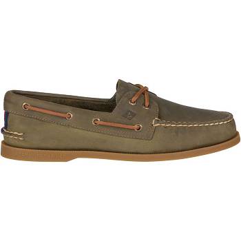 Sperry Authentic Original Varsity Olivovo Zelene - Panske Mokasíny